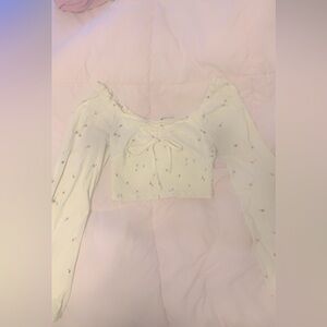 drop shoulder shirt,crop top,xs,really cute